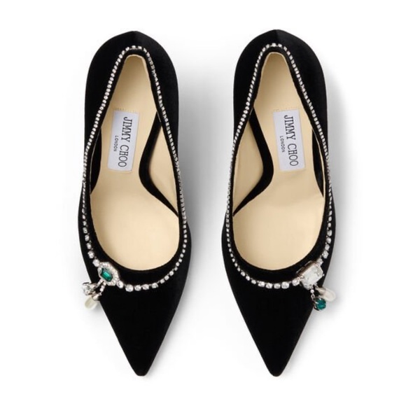 NWOT Jimmy Choo Rare $1395 Crystal Heels - Picture 11 of 14